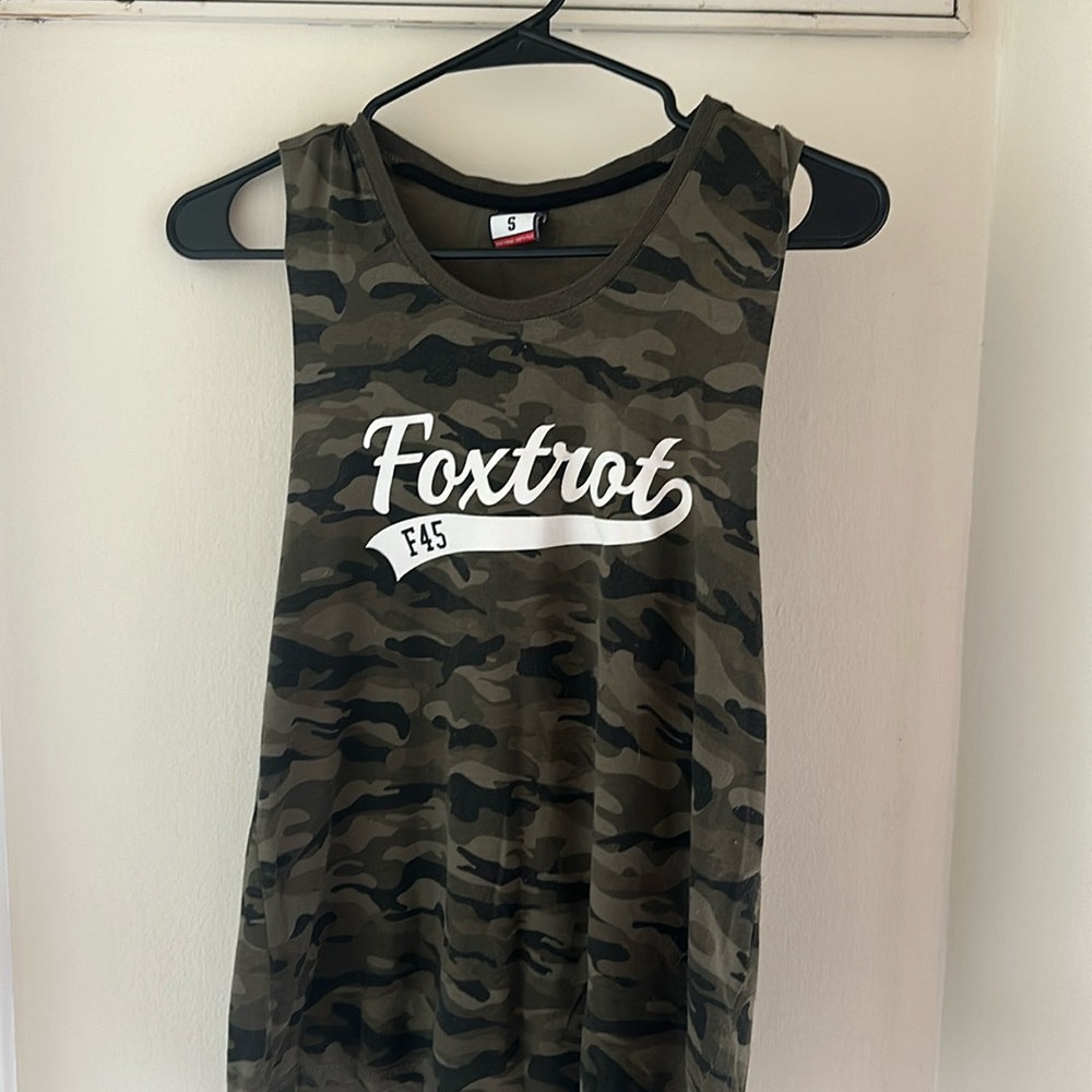 F45 foxtrot tank top